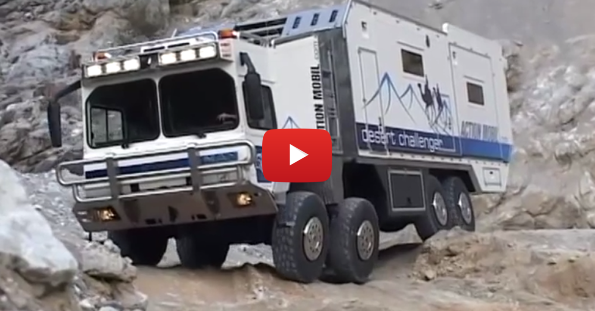 Off-Road Action RV Used to be a Patriot Missile Launcher - alt_driver