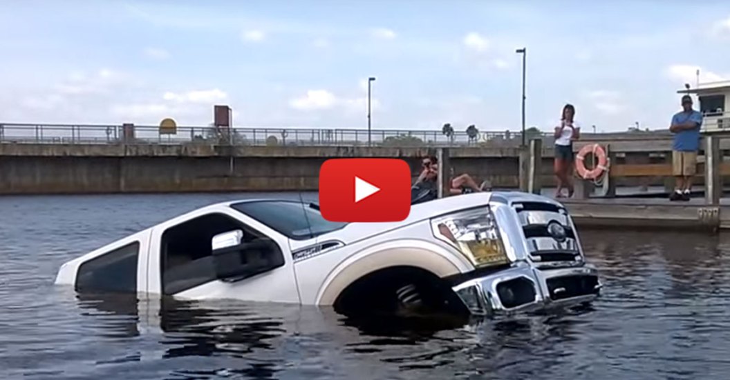 stupid-driver-ruins-his-new-truck