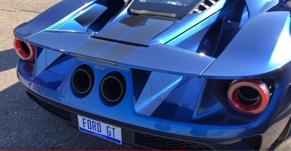 Ford GT titanium exhaust
