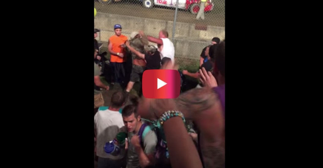 demolition derby fight