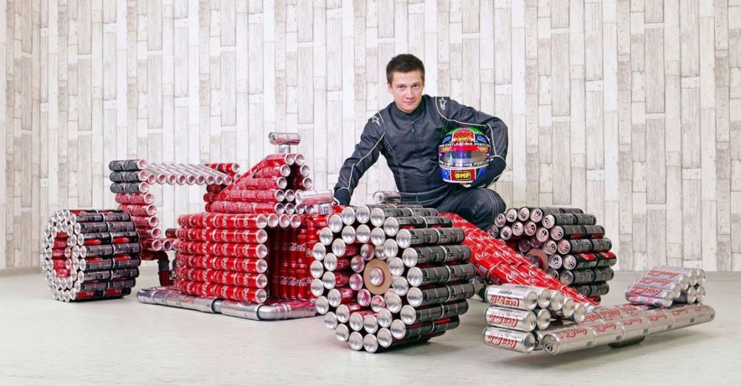 coke can f1 car