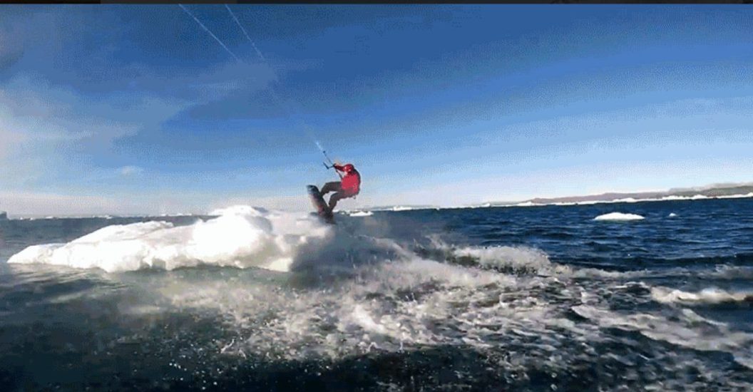 kitesurfing