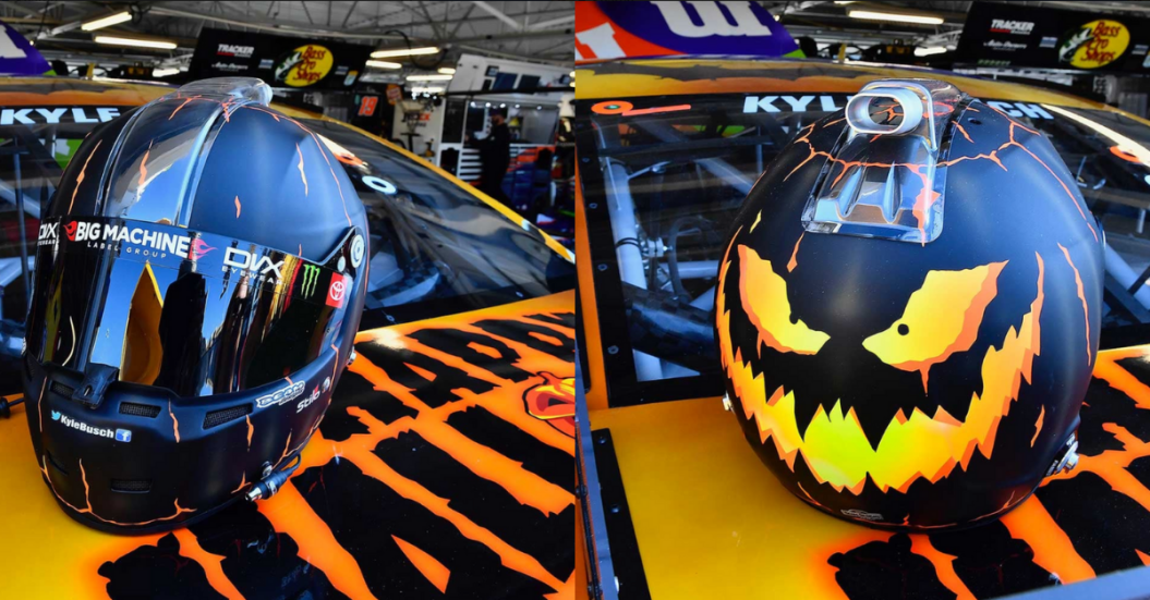 kyle busch halloween helmet