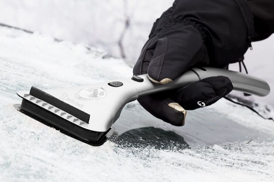 heated ice scraper
