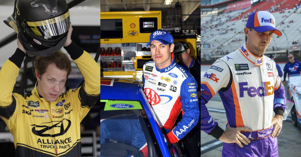brad keselowski joey logano denny hamlin
