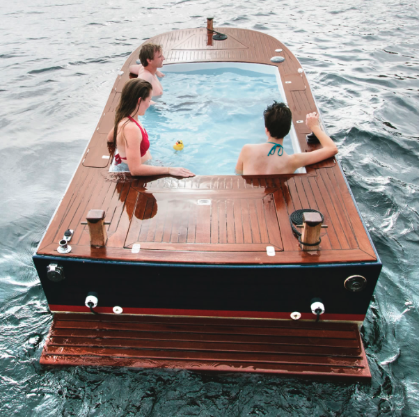 hot tub boat