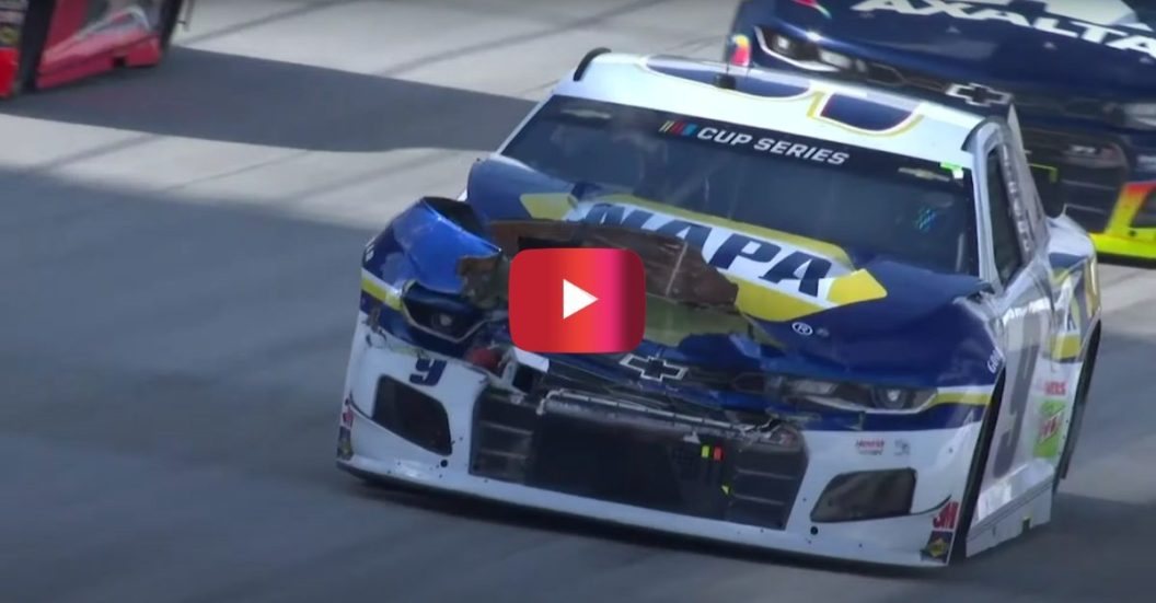 chase elliott wreck at dover