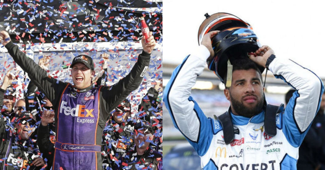 denny hamlin bubba wallace