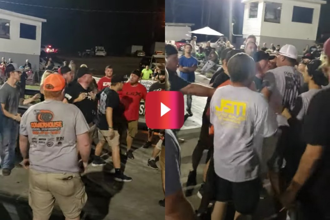 No prep racing brawl