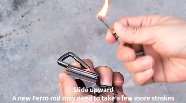 Flint Metal Matchstick Fire 