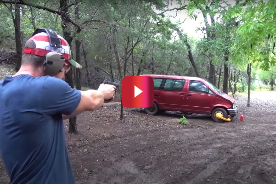 shooting off tire boot experiment demolition ranch
