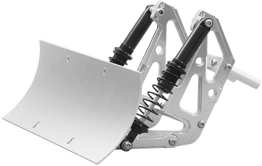 FIMONDA RC Car Blade Snow Plow Metal Snow Shovel for 1/10 RC Crawler Traxxas TRX4 TRX6 Axial SCX10 90046 03007 RGT 86100