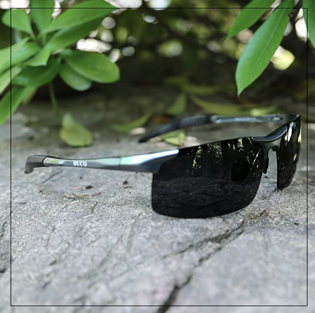 DUCO Mens Sports Polarized Sunglasses UV Protection Sunglasses for Men 8177s