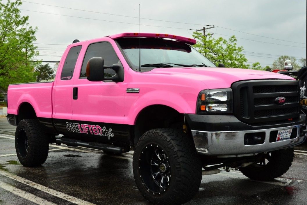 lifted ford pickup truck