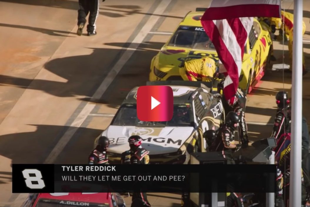 tyler reddick will they let me get out and pee