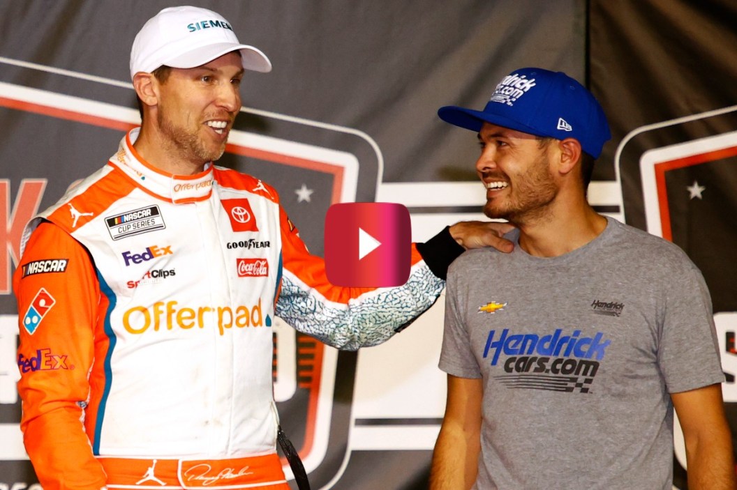 denny hamlin kyle larson