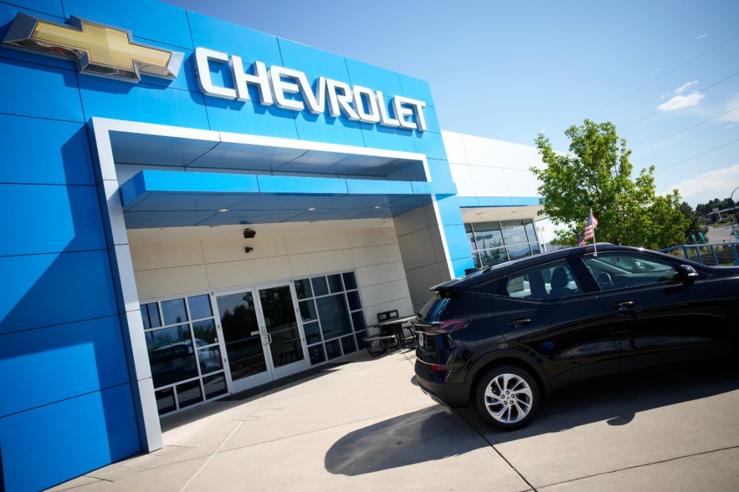 chevy bolt outside dealership